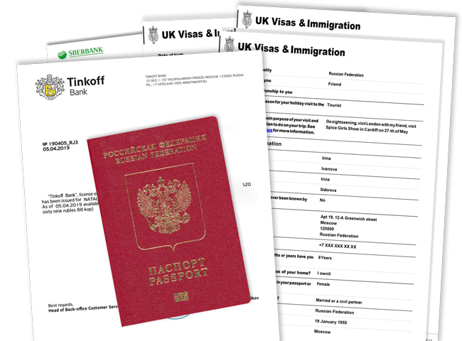 Документы для визы в Великобританию 2019