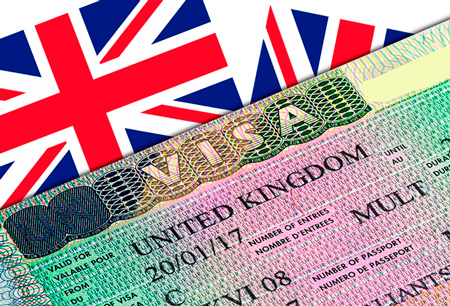 Дизайн краткосрочной английской визы, действующий до 2019 года