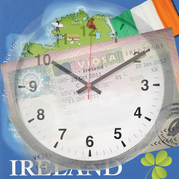 Срок оформления визы в Ирландию